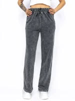 Pantaloni Dama KM7843 GRI | KIKIRIKI