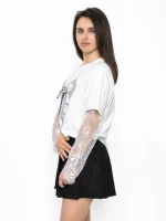 Bluza Dama JMC20311 ALB | KIKIRIKI