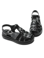 Sandale Dama din piele naturala 1957623 BLACK | FORMAZIONE