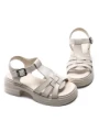 Sandale Dama din piele naturala TP1007-1 CREAM | FORMAZIONE