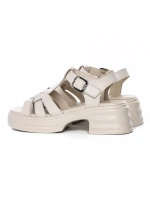 Sandale Dama din piele naturala TP1007-1 CREAM | FORMAZIONE