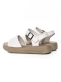 Sandale Dama din piele naturala 246611T CREAM | FORMAZIONE