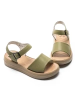 Sandale Dama din piele naturala 246611T GREEN | FORMAZIONE