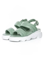 Sandale Dama din piele naturala K249-3 GREEN | FORMAZIONE