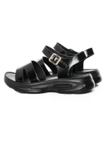 Sandale Dama din piele naturala 220722 BLACK | FORMAZIONE