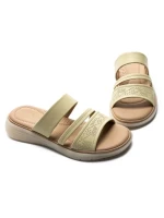 Papuci Dama din piele naturala 33191 YELLOW | FORMAZIONE