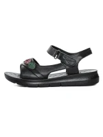Sandale Dama din piele naturala 246613T BLACK | FORMAZIONE