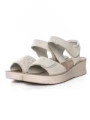 Sandale Dama din piele naturala 71-23 CREAM | FORMAZIONE