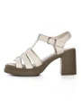 Sandale Dama din piele naturala TP1007-2 CREAM | FORMAZIONE