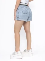 Blugi Scurti Dama TR655 ALBASTRU | KIKIRIKI