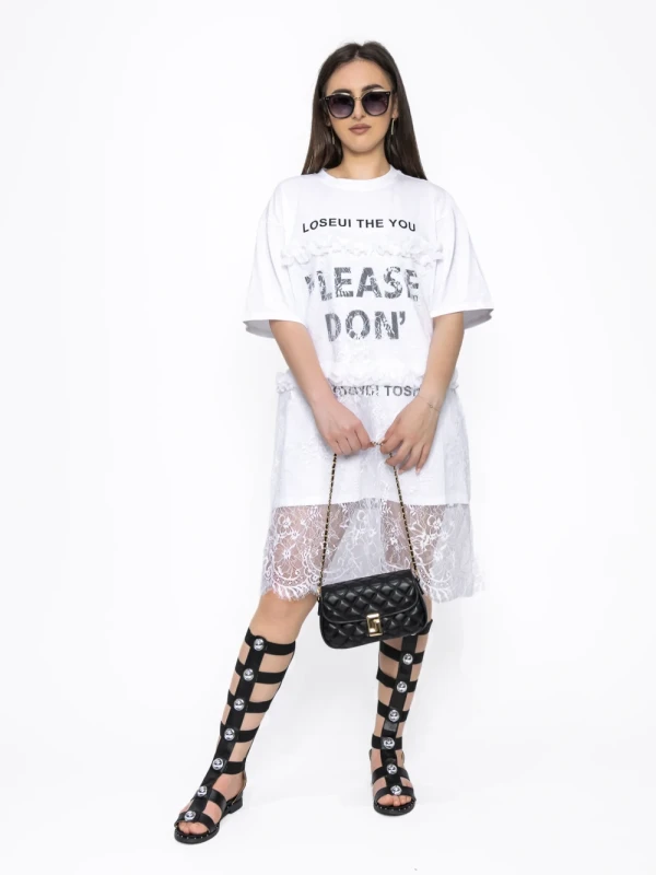 Rochie Dama BW6075 ALB | KIKIRIKI