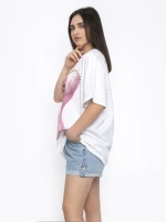 Tricou Dama RMB1358 ALB | KIKIRIKI