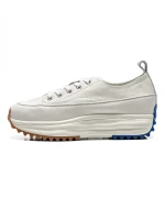 Damskie buty sportowe wykonane ze skóry naturalnej 9529-2X Biały | Franco Gerardo