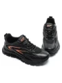Pantofi Sport Barbati 9517 Negru-Portocaliu (M38) Mels