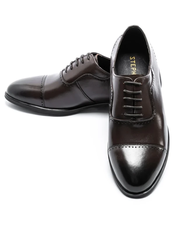 Pantofi Barbati F066-023 Coffee (C26) Stephano