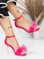 Sandale Dama cu Toc Subtire 5XKK22 ROSE | MEI