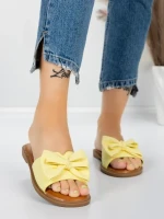 Papuci Dama cu Talpa Joasa 5PT9 YELLOW | MEI