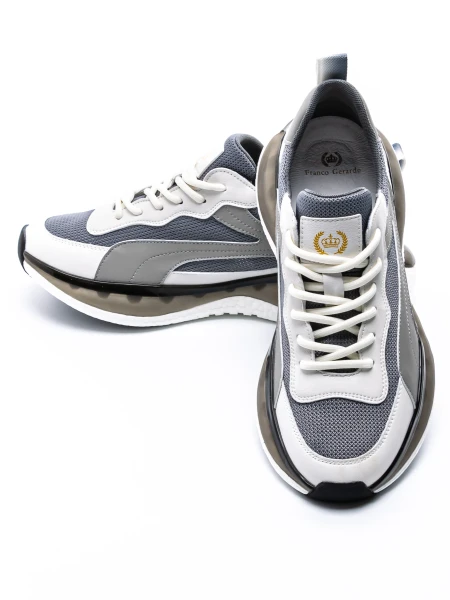 Męskie buty sportowe 22123-37 Szary | Franco Gerardo