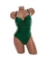 Costum de baie dama YM16 VERDE INCHIS | MEINA