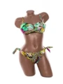 Costum de baie dama F662 VERDE-GALBEN | MEINA
