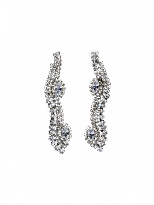 Set Colier + Cercei CLR005 ARGINTIU | MEI