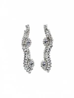 Set Colier + Cercei CLR005 ARGINTIU | MEI