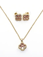 Set Colier + Cercei CLR003 AURIU-ROZ | MEI