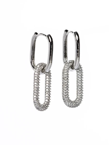 Cercei E009 ARGINTIU | MEI