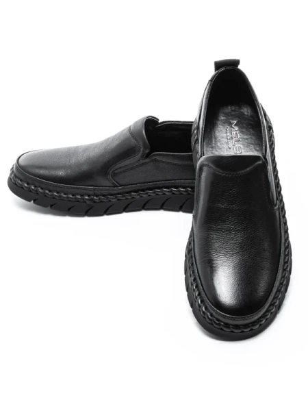 Pantofi Barbati din piele naturala HT8215 Negru (L16) Mels