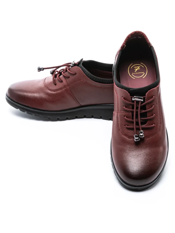 Pantofi Casual Dama N015 Visiniu | Formazione