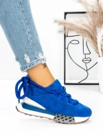 Pantofi Sport Dama din piele naturala 5WZ15 SAPPHIRE BLUE | PANTOFUL
