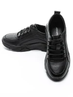 Pantofi Casual Dama din piele naturala N3311 BLACK | ADVANCER