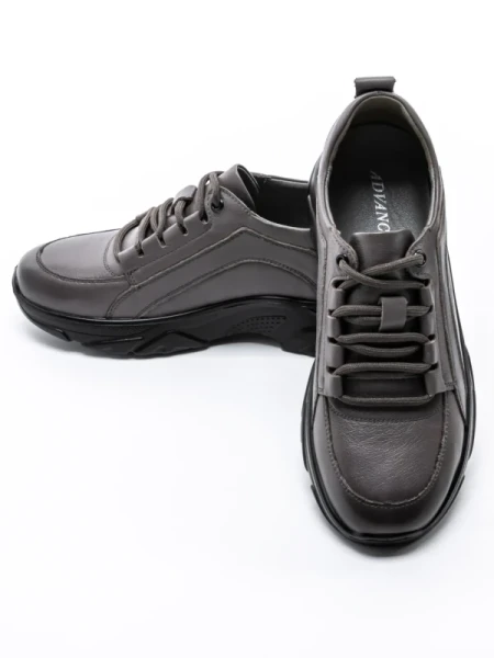 Pantofi Casual Dama din piele naturala N3311 GREY | ADVANCER
