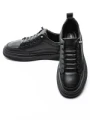Pantofi Casual Barbati din piele naturala W25513-1 BLACK | ADVANCER
