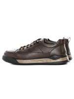 Pantofi Casual Barbati din piele naturala 57509 BROWN | ADVANCER