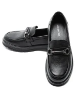 Pantofi Casual Dama din piele naturala N750 BLACK | ADVANCER