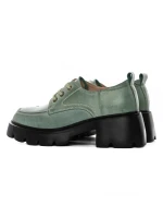 Pantofi Casual Dama din piele naturala 66920 GREEN | ADVANCER