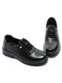 Pantofi Casual Dama din piele naturala N725 BLACK | ADVANCER