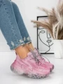 Pantofi Sport Dama cu Platforma 5WL83 PINK | MEI
