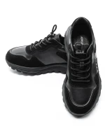 Pantofi Sport Barbati din piele naturala 8077 BLACK | ADVANCER