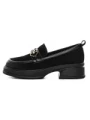Pantofi Casual Dama din piele naturala 8051-3 BLACK | ADVANCER
