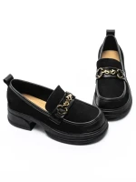 Pantofi Casual Dama din piele naturala 8051-3 BLACK | ADVANCER