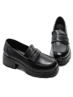 Pantofi Casual Dama din piele naturala 90-55 BLACK | ADVANCER