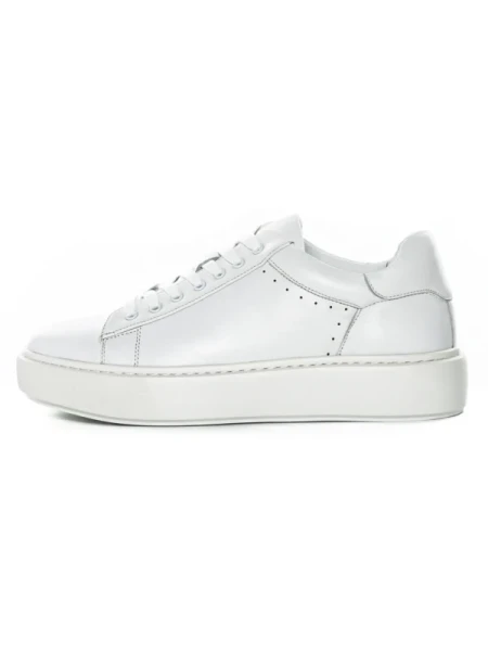Pantofi Casual Barbati din piele naturala A921-1 WHITE | ADVANCER