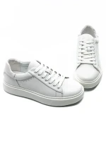 Pantofi Casual Barbati din piele naturala A921-1 WHITE | ADVANCER