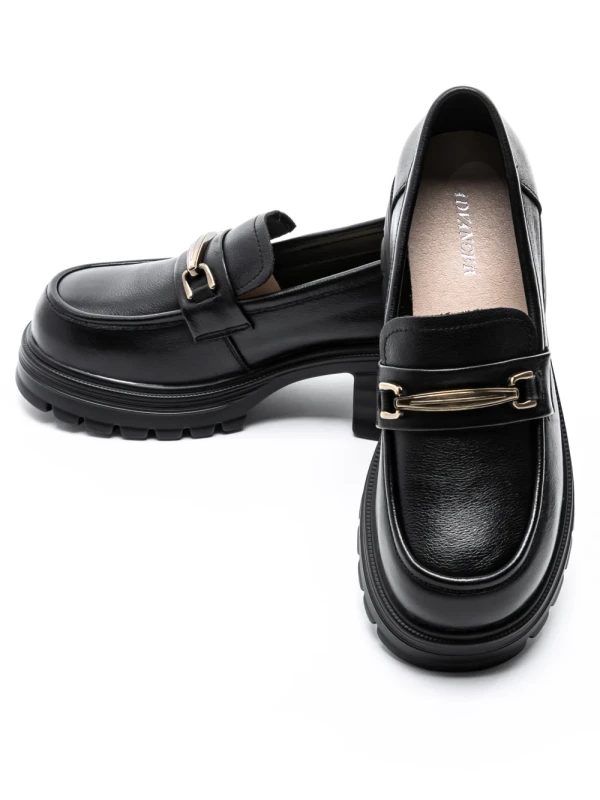 Pantofi Casual Dama din piele naturala 109-A1 BLACK | ADVANCER