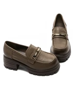 Pantofi Casual Dama din piele naturala 109-A1 KHAKI | ADVANCER