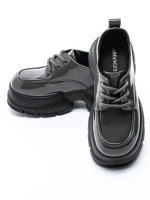 Pantofi Casual Dama din piele naturala TP191-2 GREY | ADVANCER