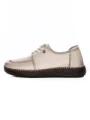 Pantofi Casual Dama din piele naturala KM327 CREAM | FORMAZIONE
