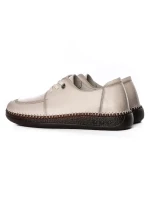 Pantofi Casual Dama din piele naturala KM327 CREAM | FORMAZIONE